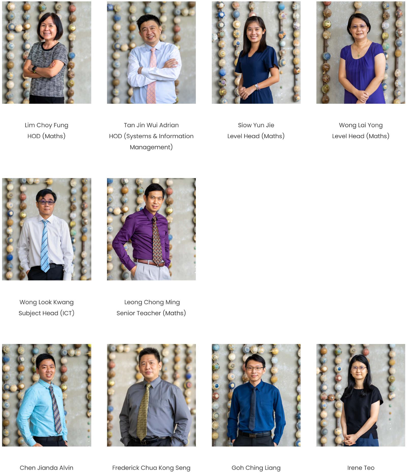 Mathematics Department Staff