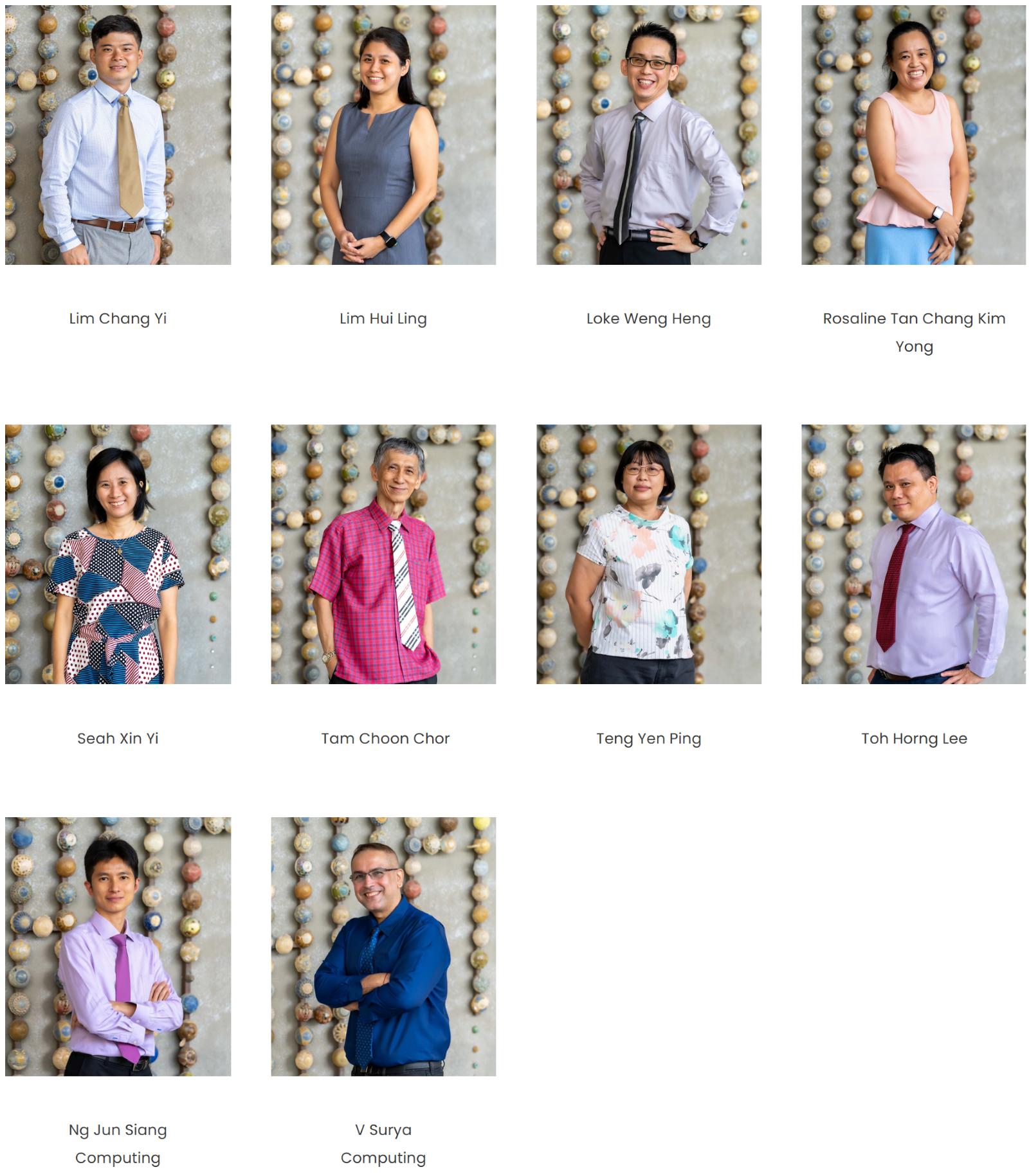 Mathematics Department Staff